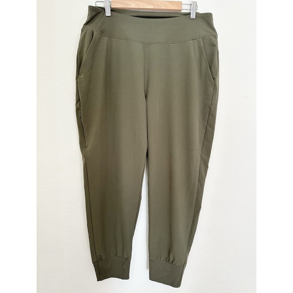 Patagonia Pants - Patagonia Happy Hike Studio Pants Women's L Olive Green Hiking Travel Jogger